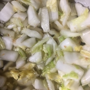 漬かり過ぎた白菜漬物の簡単リメイク